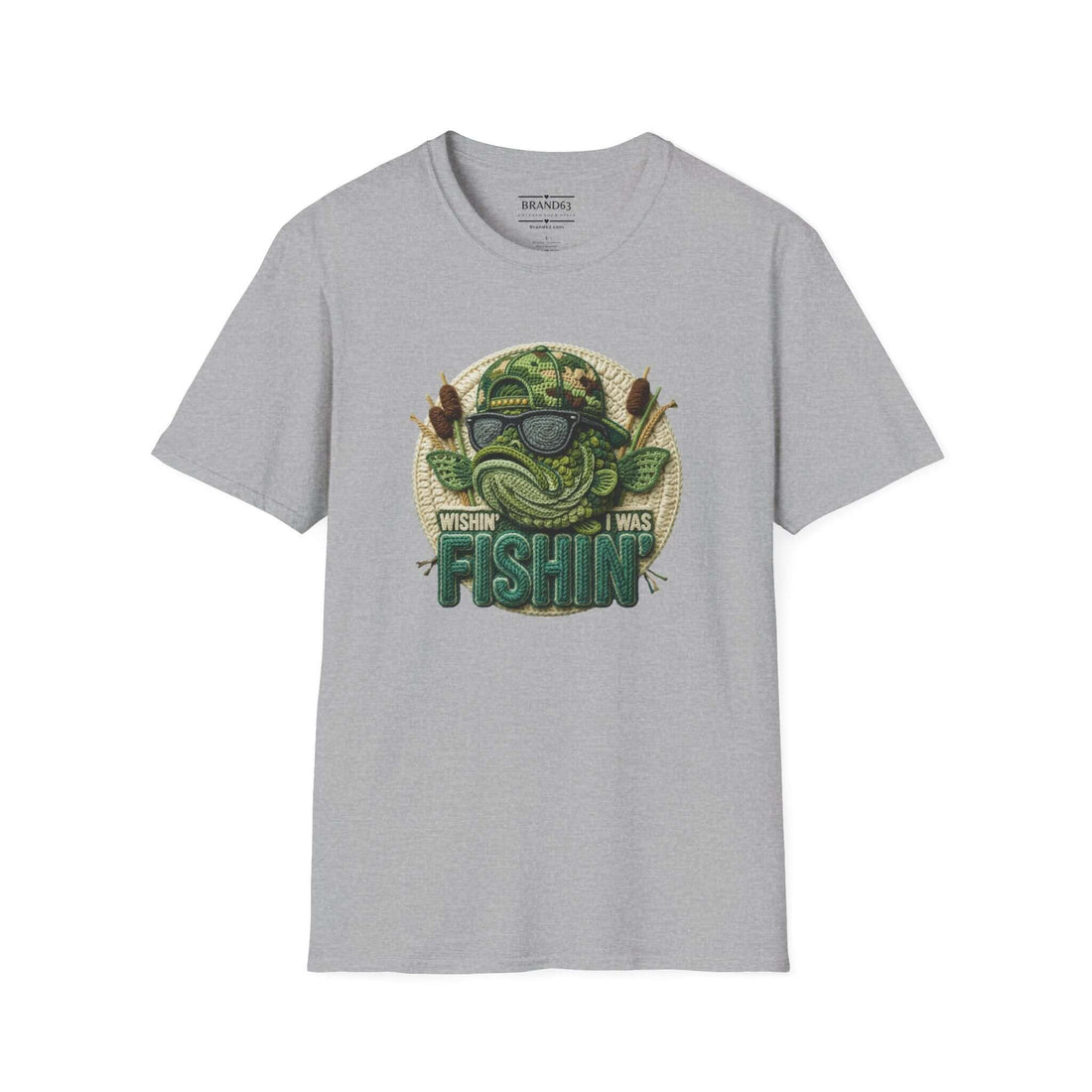 Dad's Favorite Fishing Shirt! Embroidered-Look Design