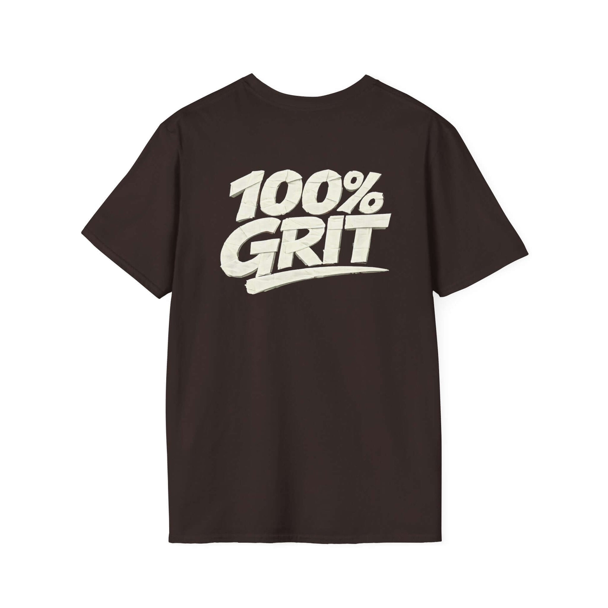 100% GRIT Faux Tape Design T-Shirt - NO JUKKIN! Apparel, Brand63