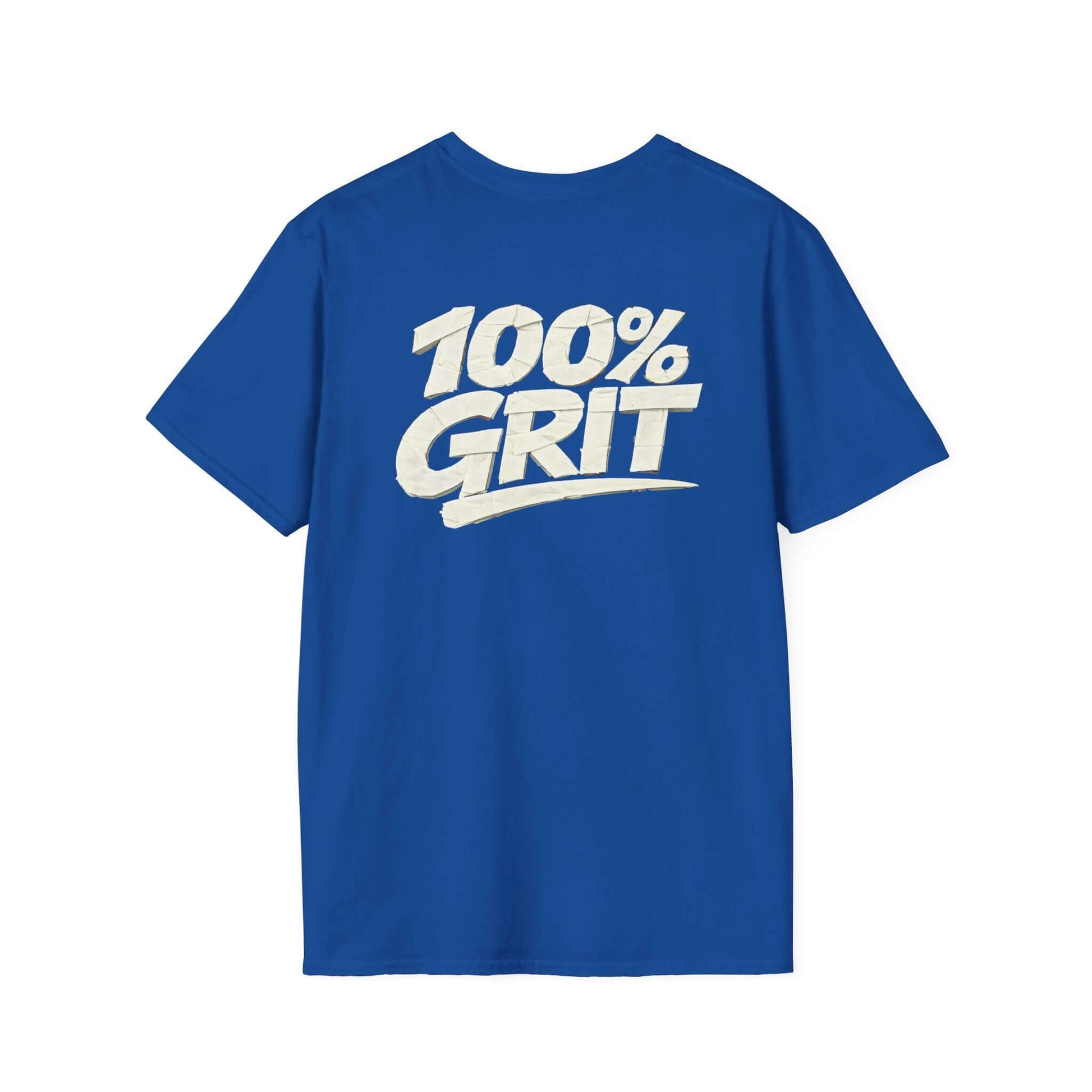 100% GRIT Faux Tape Design T-Shirt - NO JUKKIN! Apparel, Brand63