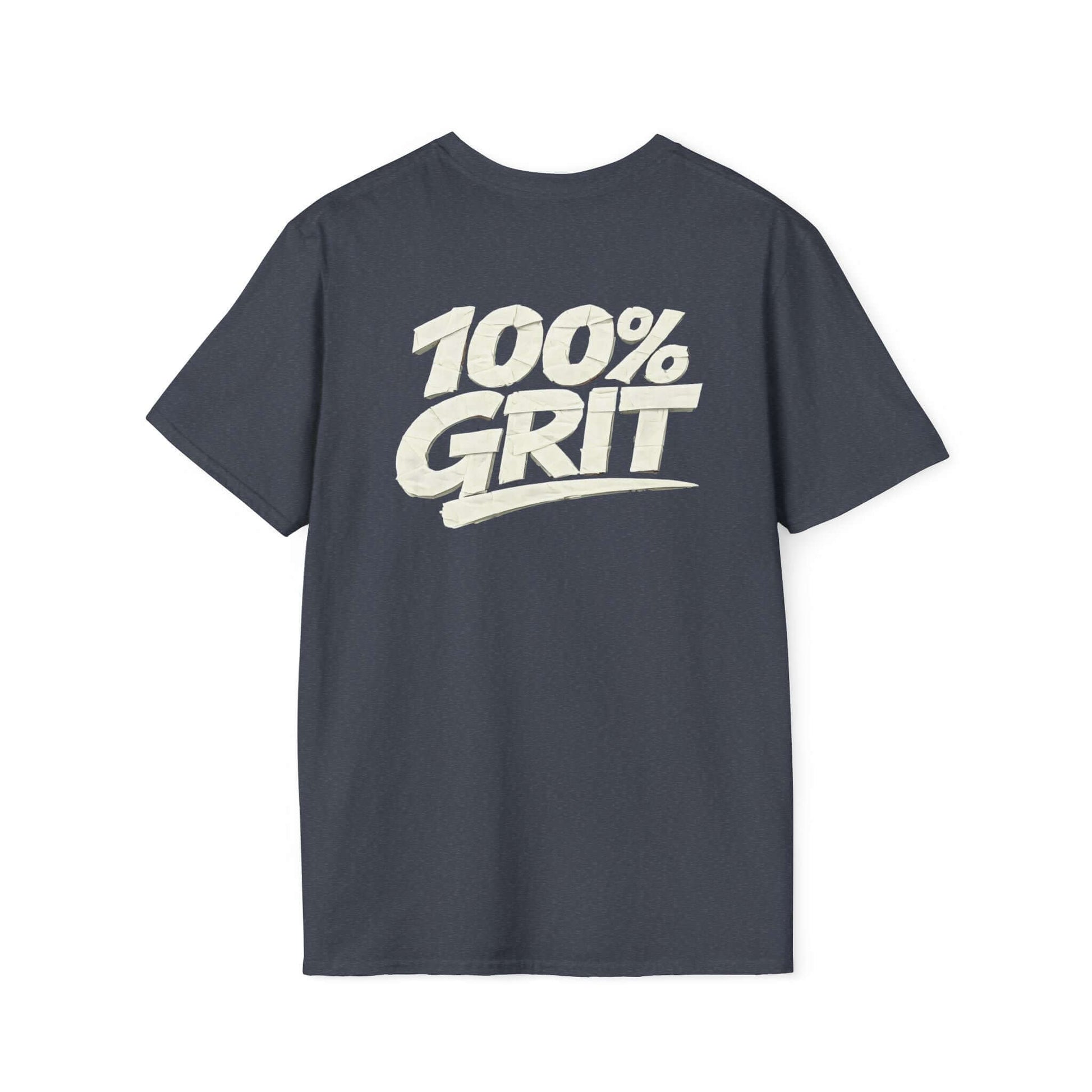100% GRIT Faux Tape Design T-Shirt - NO JUKKIN! Apparel, Brand63