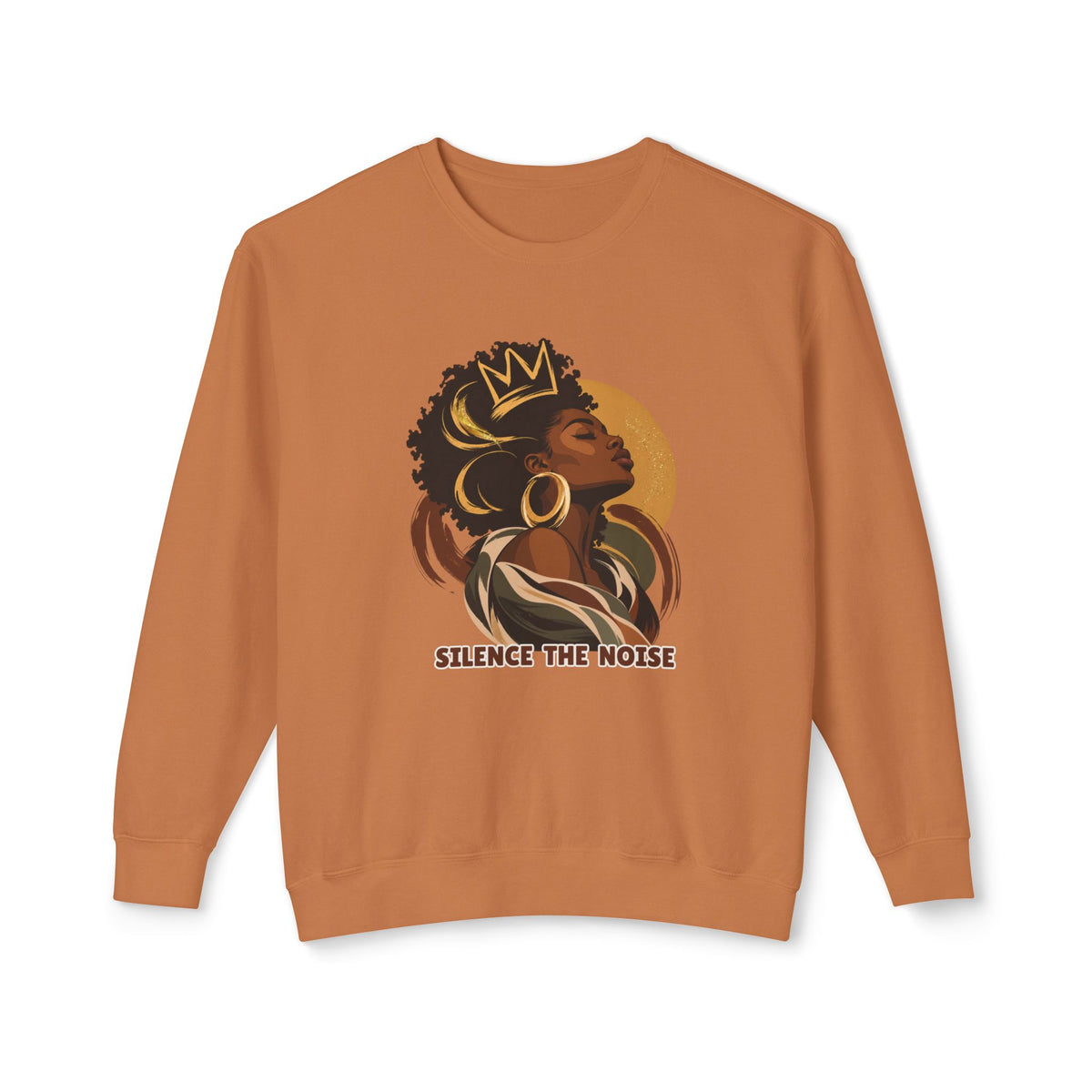 Women's Afrocentric Silence Crewneck Sweatshirt