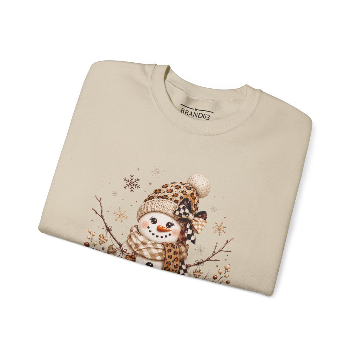 Cozy Snowman Winter Crewneck Sweatshirt
