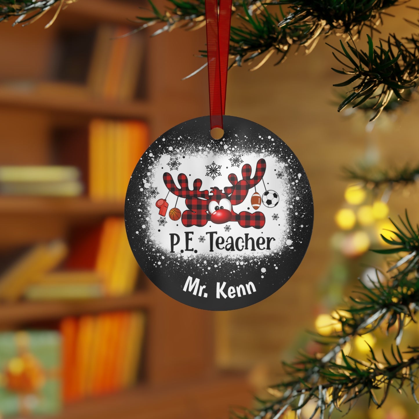 PE Teacher Deluxe Christmas Ornament, Brand63