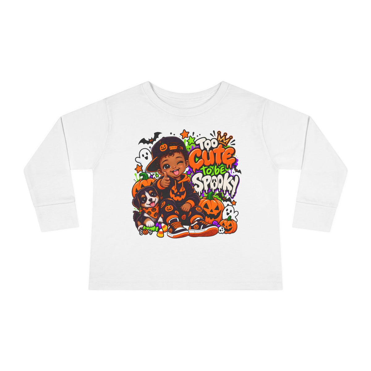 Toddler-Boy Cute Spooky Halloween Shirt