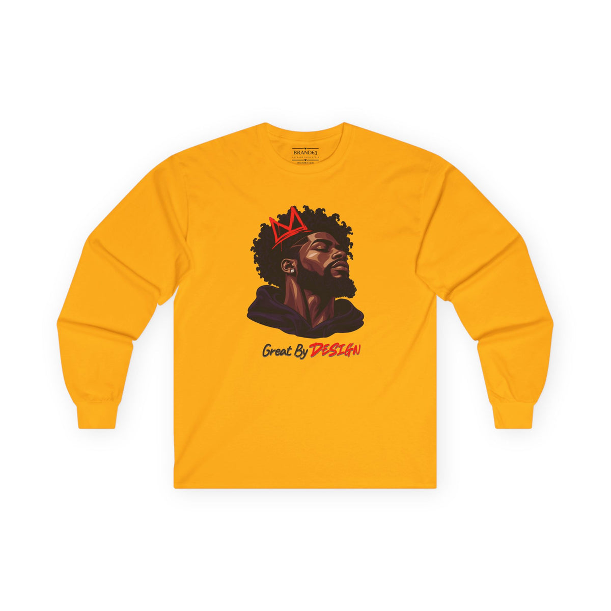Great King Men's Graphic Long Sleeve Tee