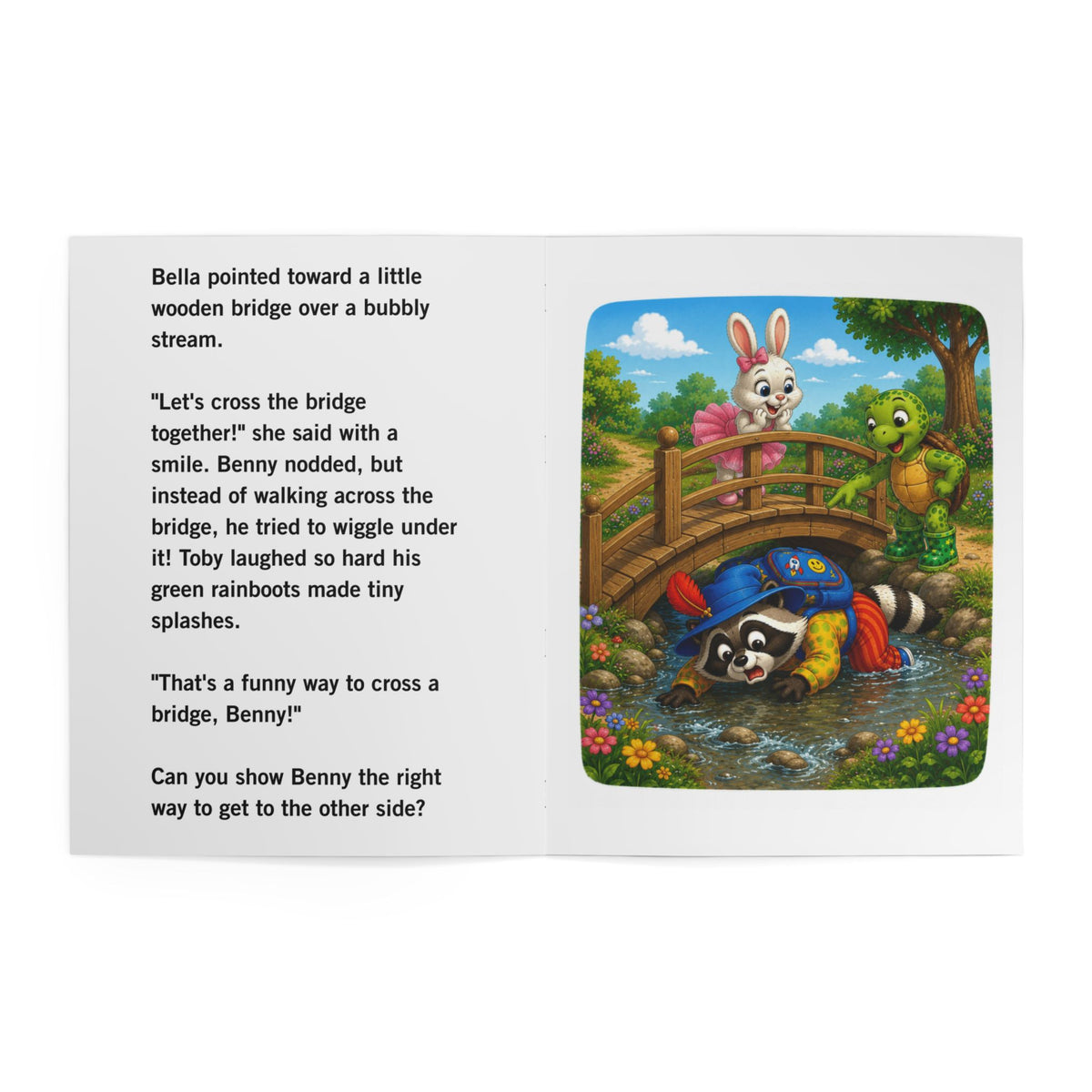 "Benny's Backward Day" Interactive Children's Storybook