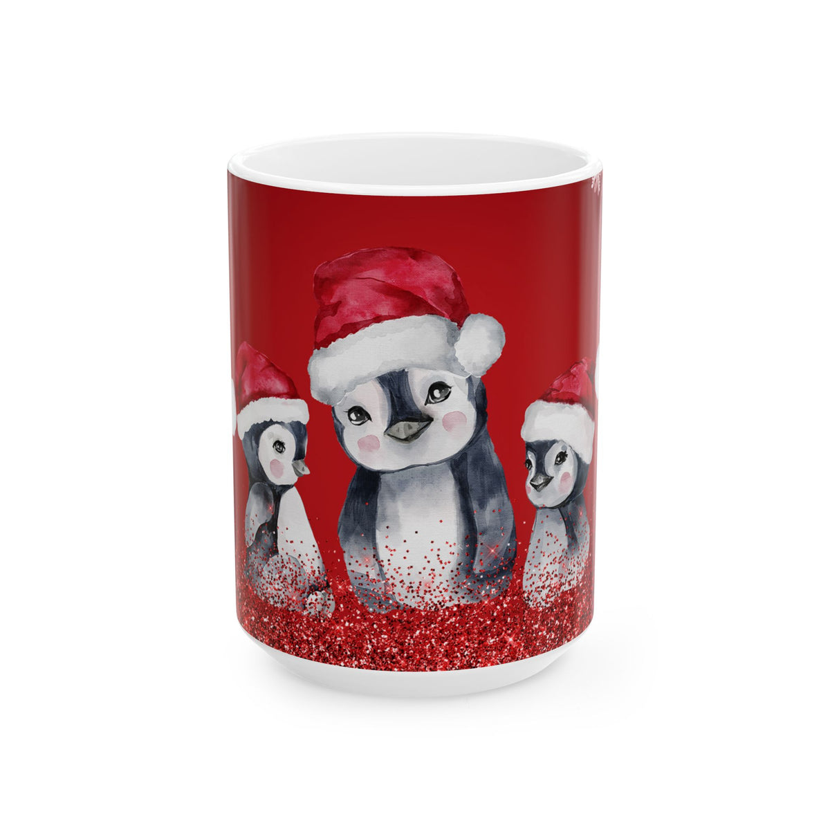 Christmas Penguin Coffee Mug  (11oz & 15oz)