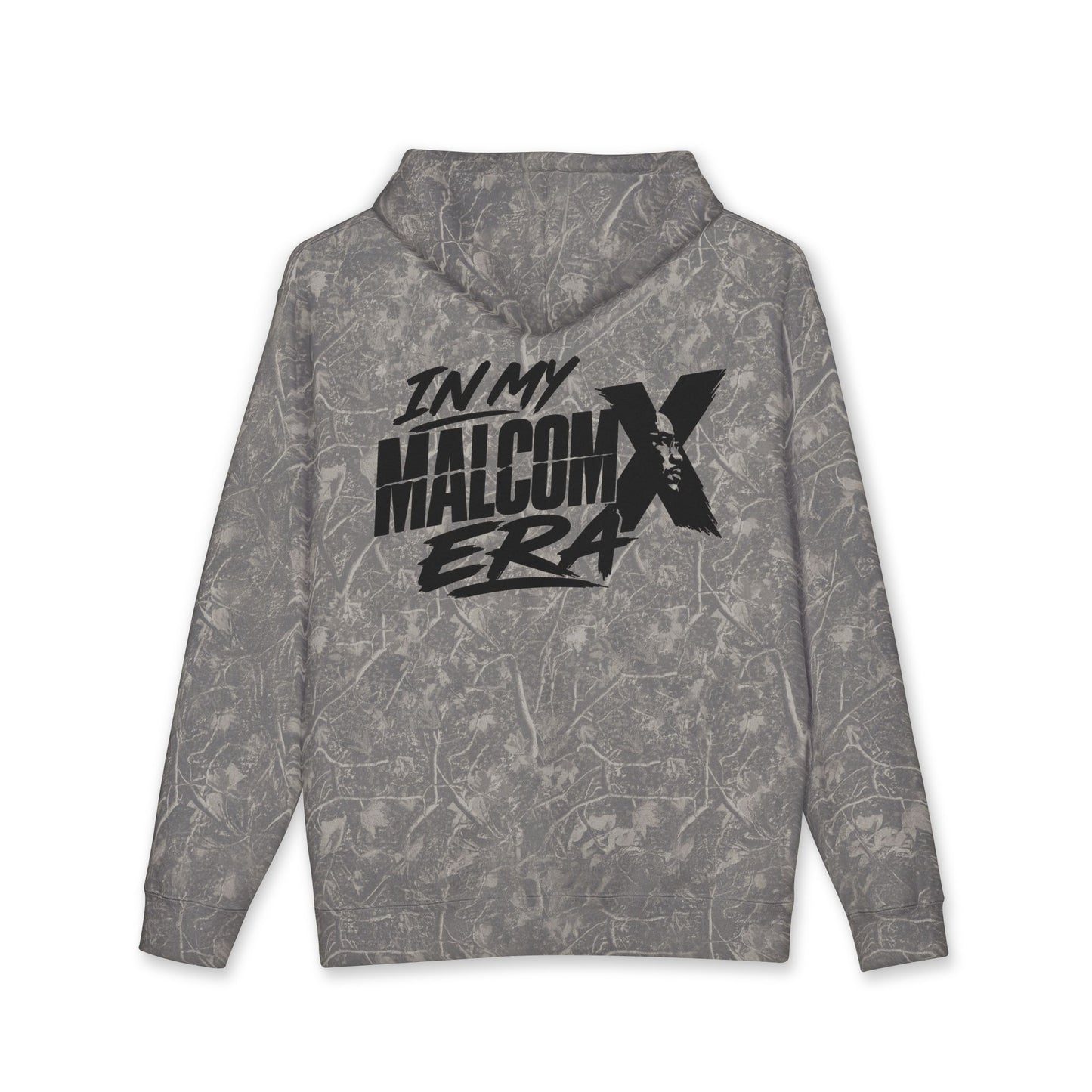 Malcolm X Graphic Hoodie — Iconic Civil Rights Portrait Sweatshirt