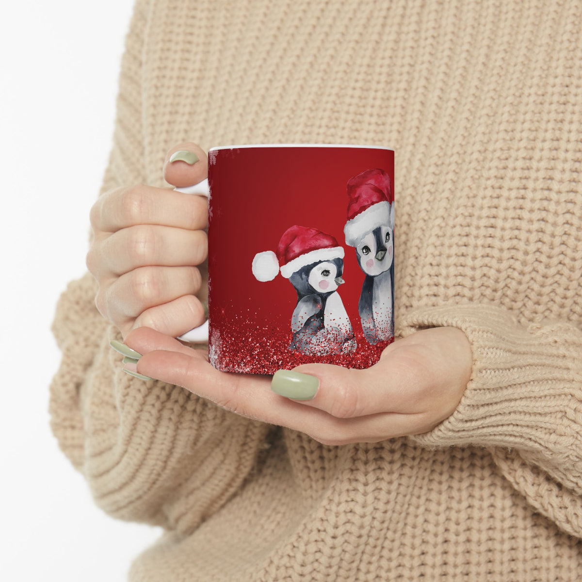 Christmas Penguin Coffee Mug  (11oz & 15oz)