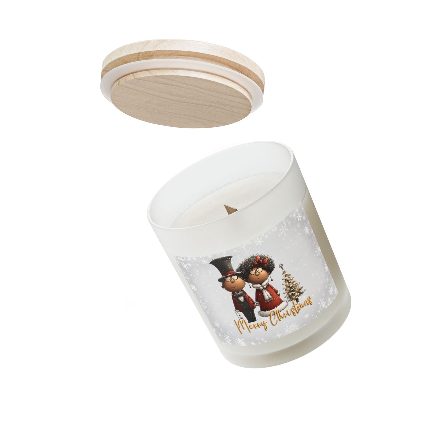 A Christmas Story, Frosted Glass Christmas Candle — 11oz