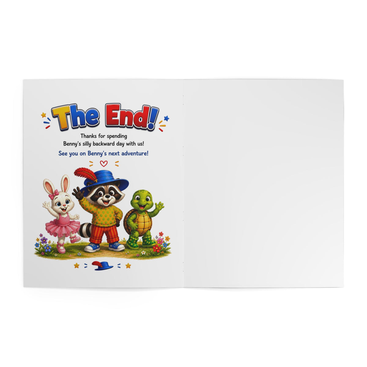 "Benny's Backward Day" Interactive Children's Storybook