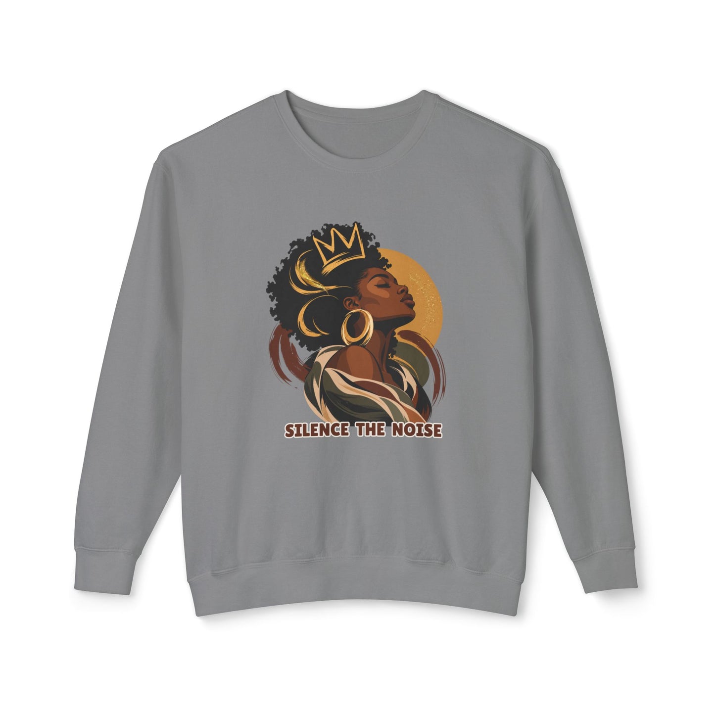 Women's Afrocentric Silence Crewneck Sweatshirt