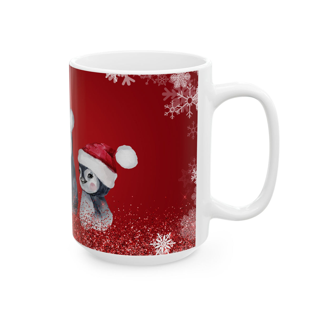 Christmas Penguin Coffee Mug  (11oz & 15oz)