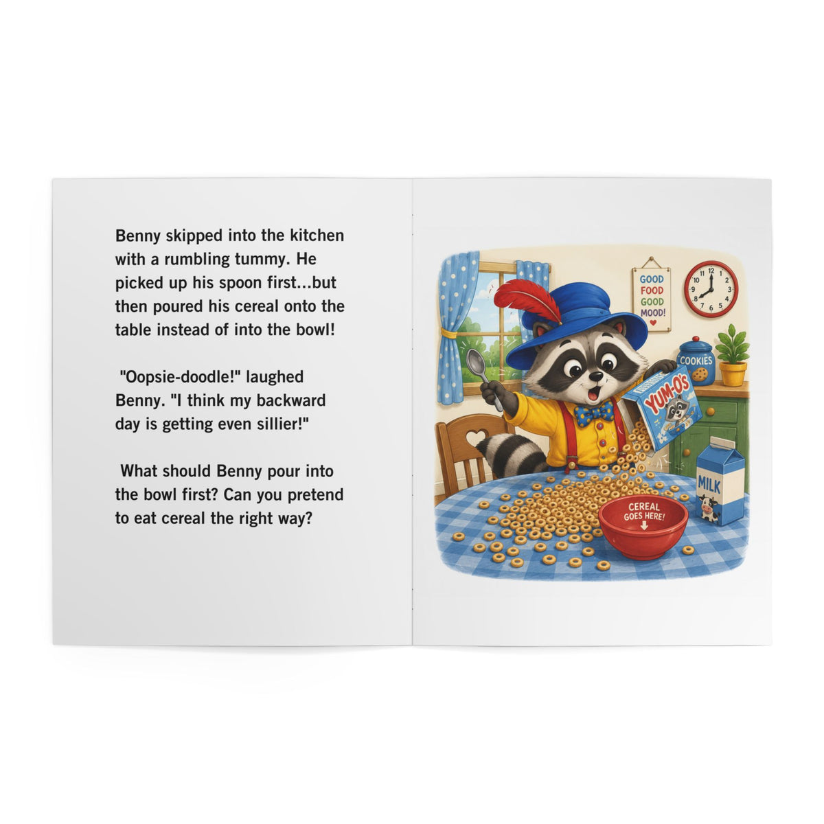 "Benny's Backward Day" Interactive Children's Storybook