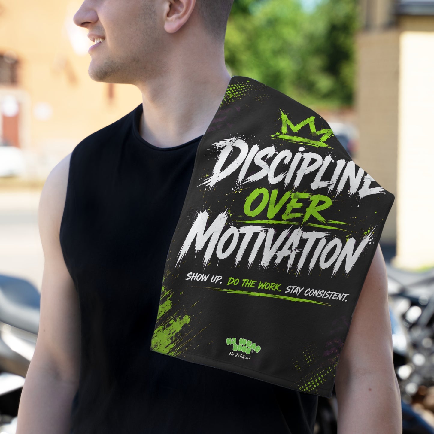 Discipline Gym Towel -Athlete Approved