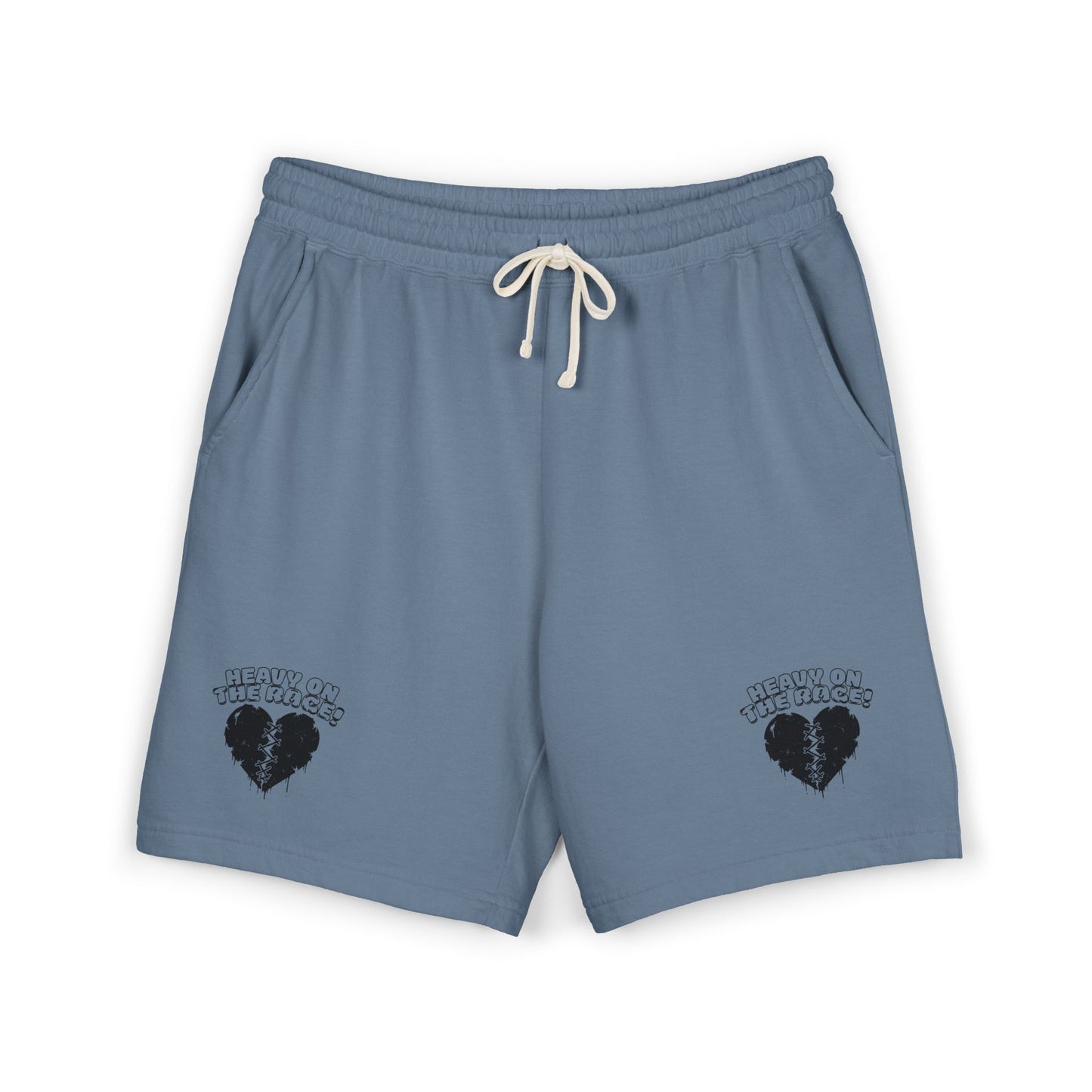 Heavy on the Rage Athletic Fleece Shorts -BE READY!
