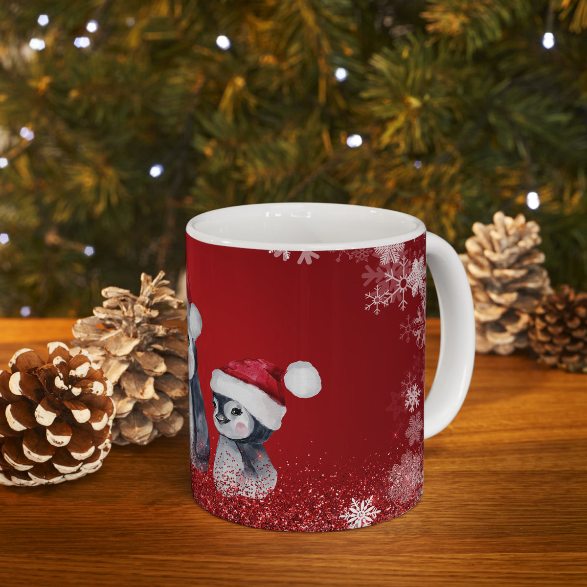 Christmas Penguin Coffee Mug  (11oz & 15oz)