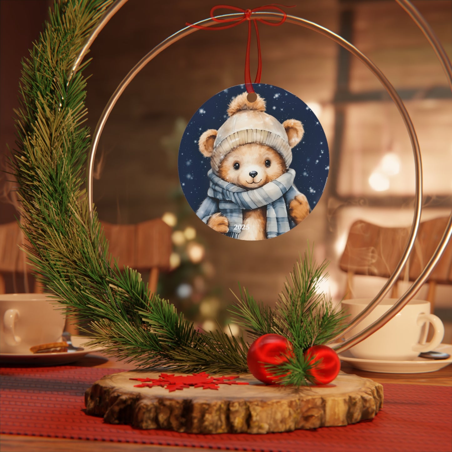 Exclusive Warm & Cozy Friends Ornament (Style 1), Brand63