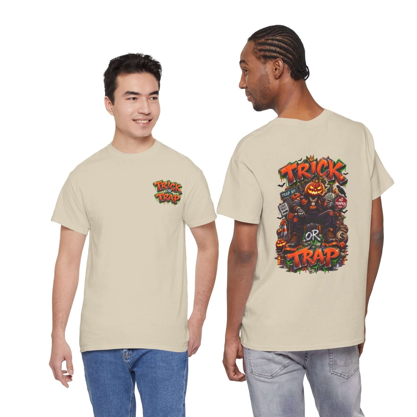 Halloween Trick or Trap Urban Streetwear T-Shirt