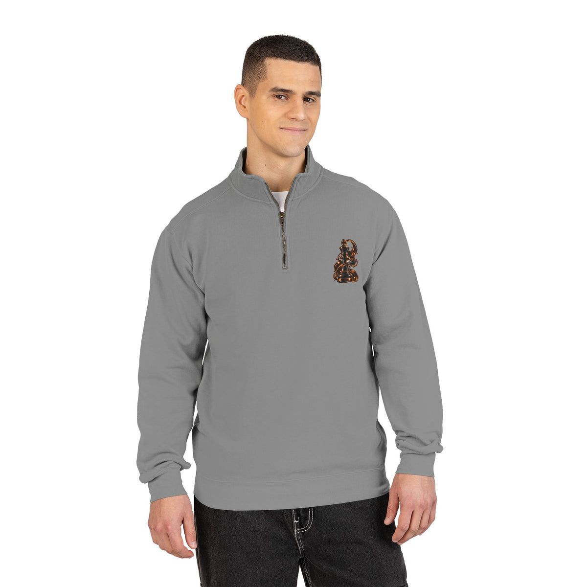 Bronzed Chocolate Kings Quarter-Zip Sweatshirt