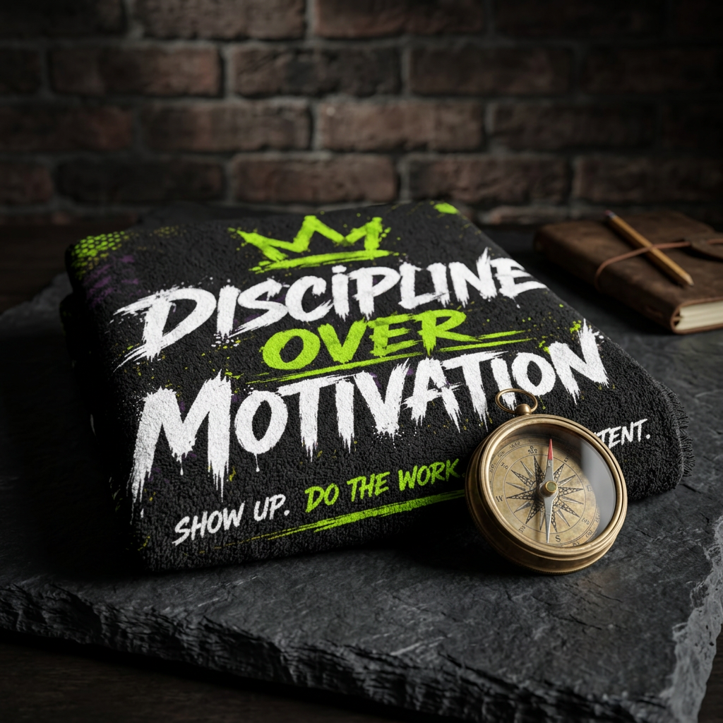 Discipline Gym Towel -Athlete Approved