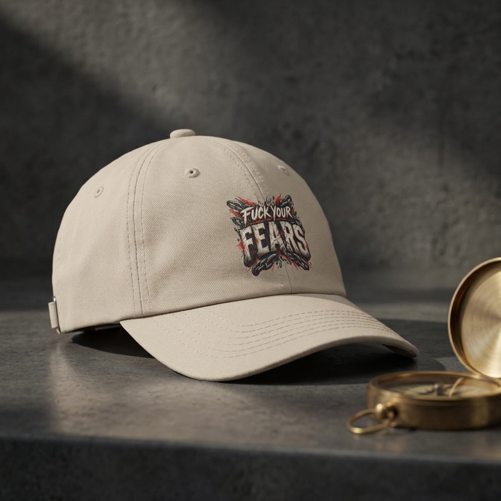 Motivational vintage dad cap streetwear hat - view 5