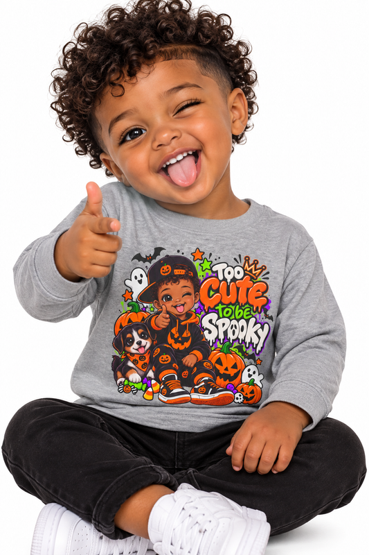 Toddler-Boy Cute Spooky Halloween Shirt