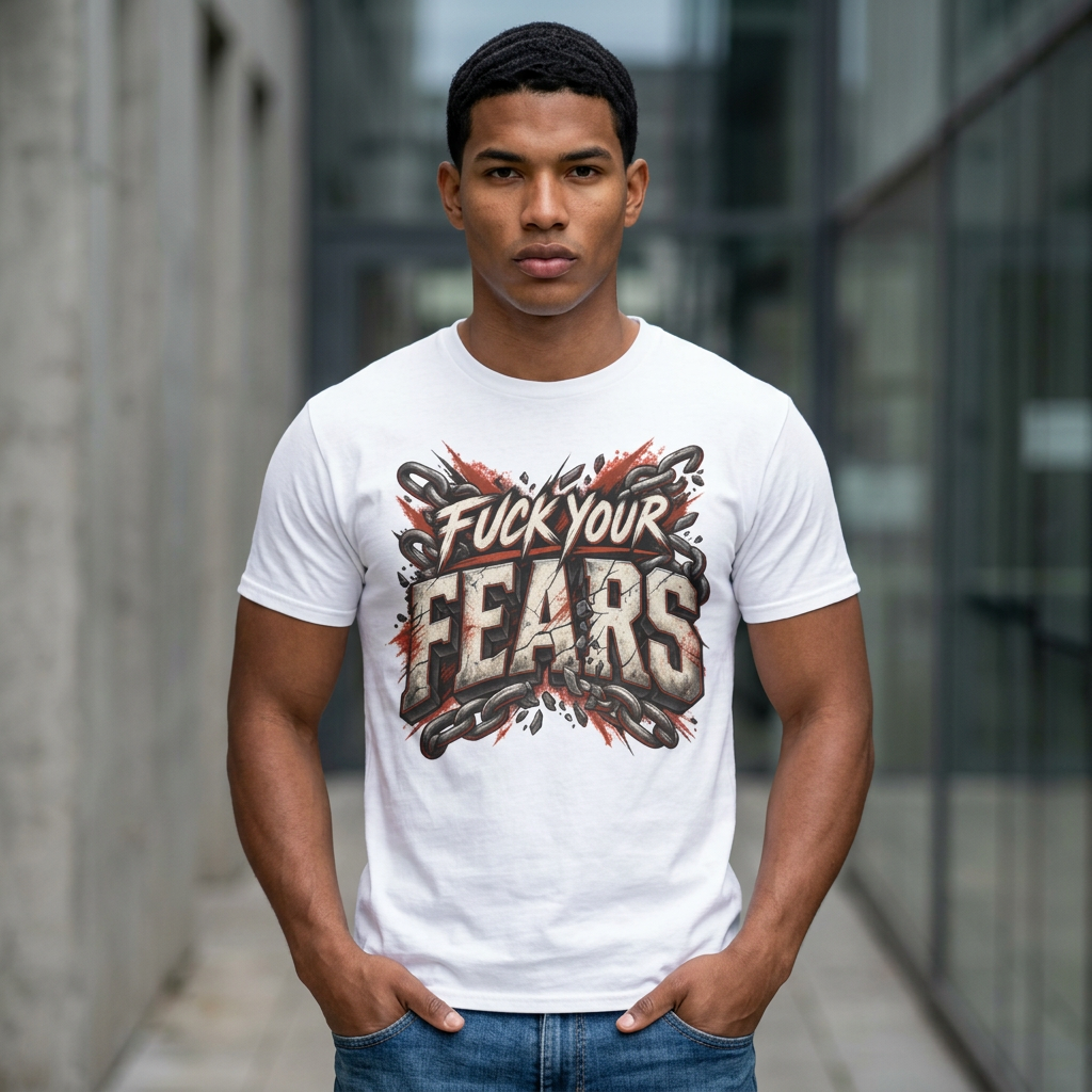 Fuck Your Fears Tee — Bold Motivational Streetwear