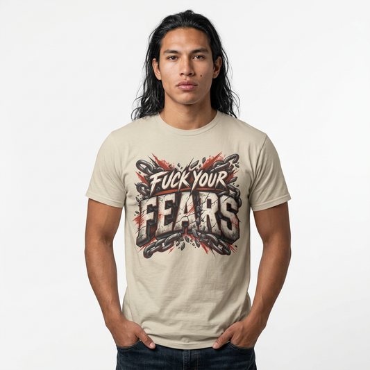 Fuck Your Fears Tee — Bold Motivational Streetwear