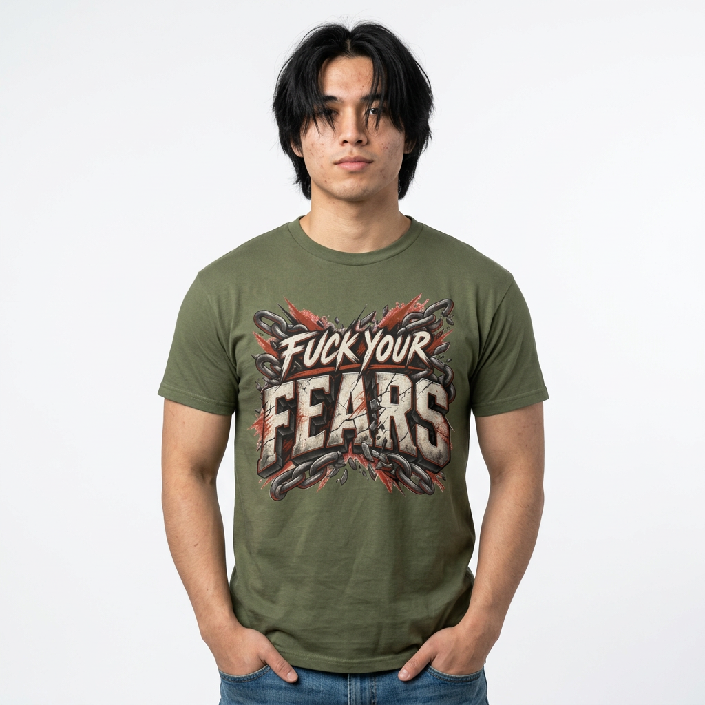 Fuck Your Fears Tee — Bold Motivational Streetwear