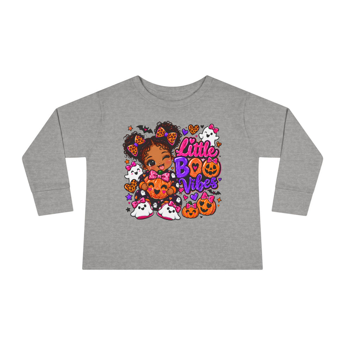 Toddler-Girl Cute Spooky Halloween Shirt