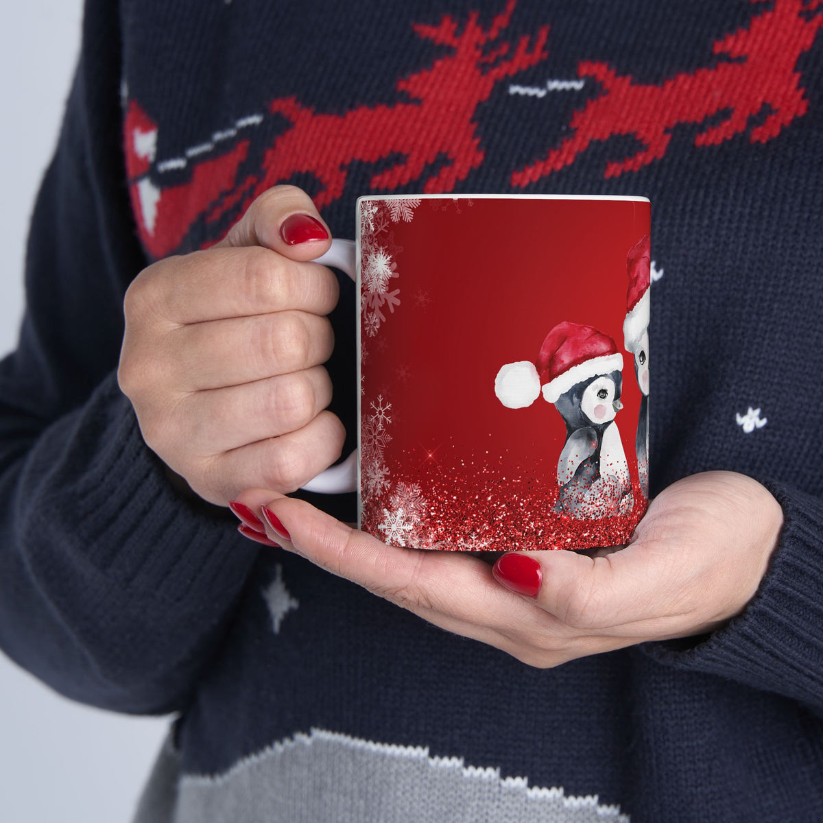 Christmas Penguin Coffee Mug  (11oz & 15oz)