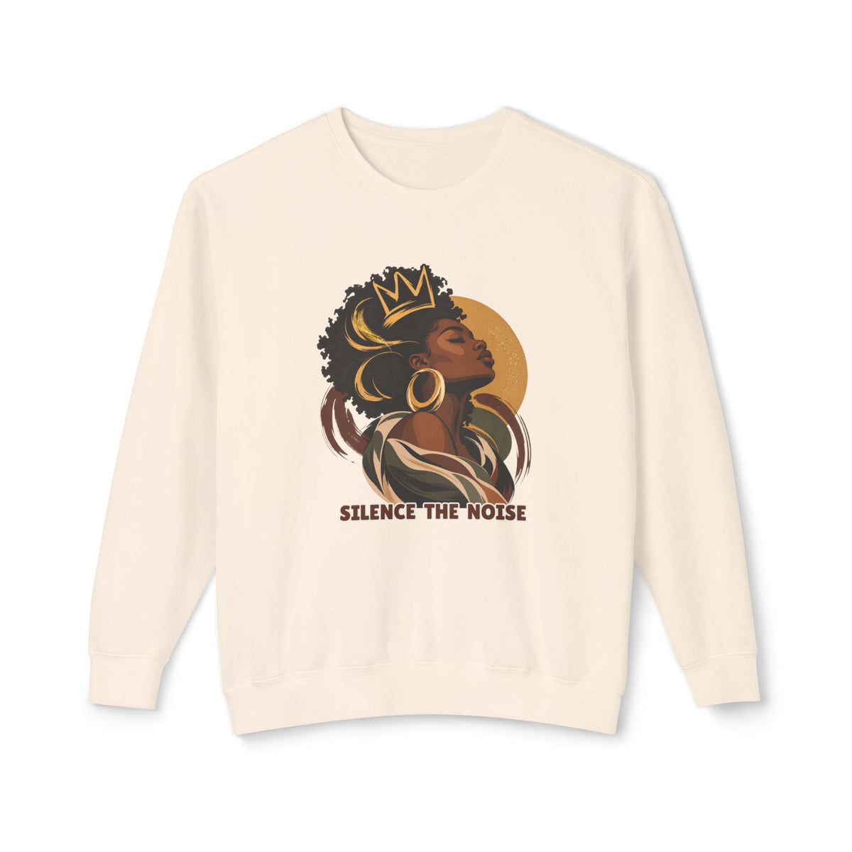 Women's Afrocentric Silence Crewneck Sweatshirt
