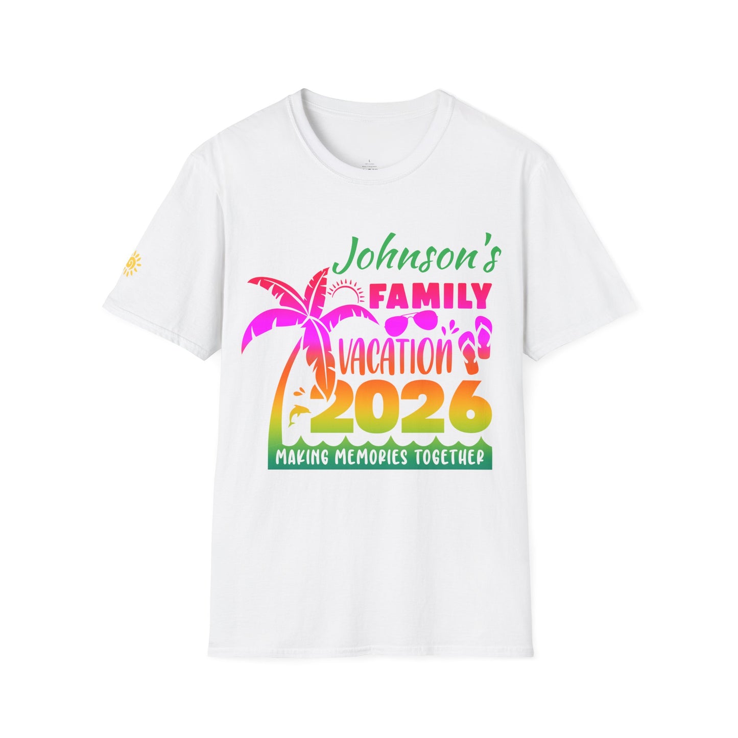 Custom Personalized Family Vacation T-Shirt