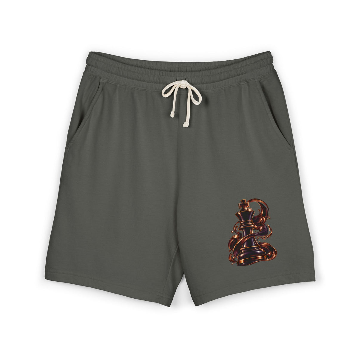 Bronze Chocolate Vibe Fleece Relaxed Sweat Shorts