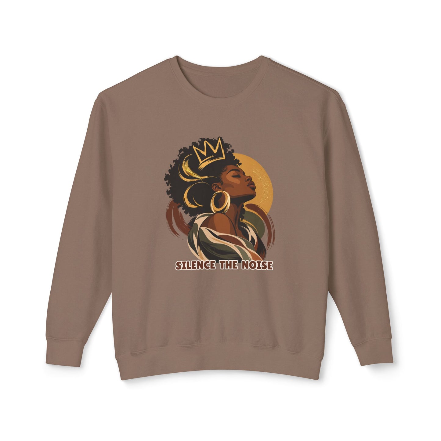 Women's Afrocentric Silence Crewneck Sweatshirt
