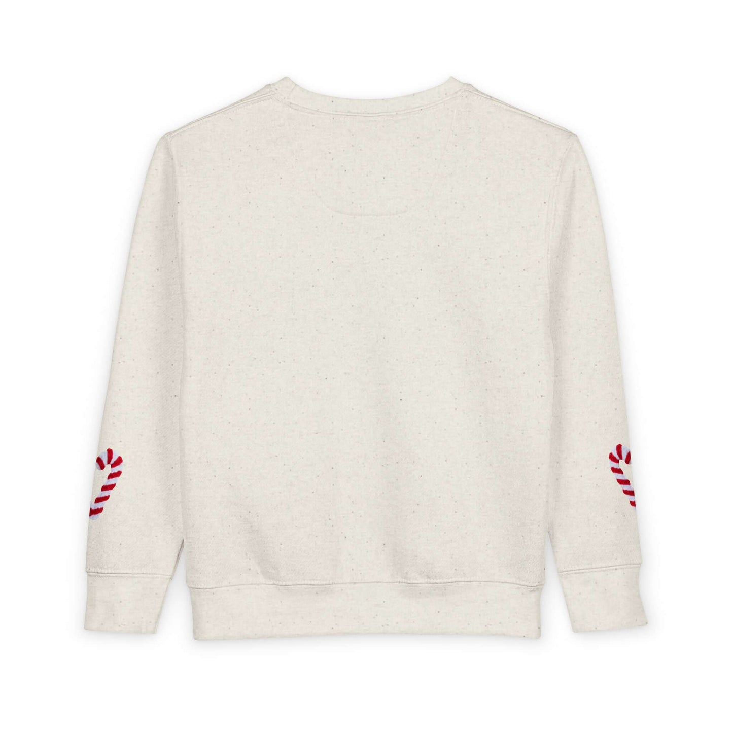 2D Faux Latch Hook Yarn Crochet Girls Reindeer Christmas Personalized Toddler Sweatshirt, Brand63