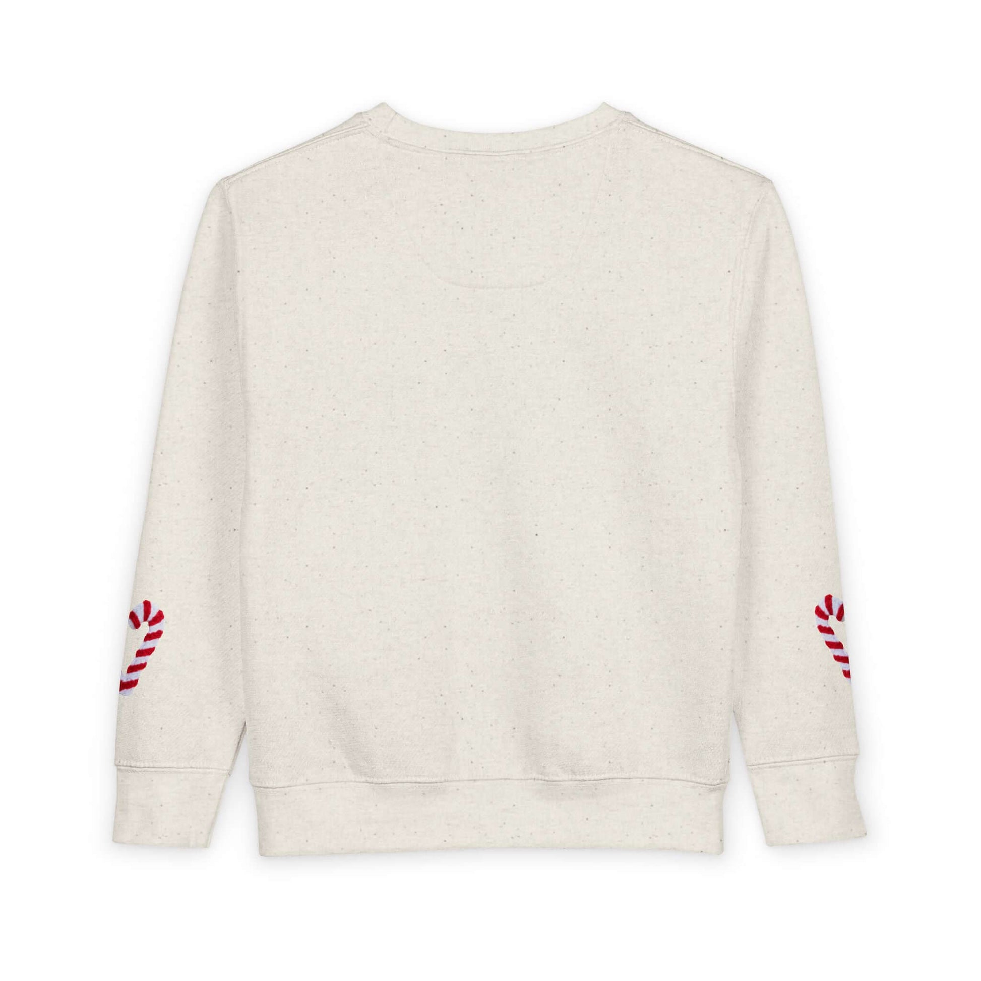 2D Faux Latch Hook Yarn Crochet Girls Reindeer Christmas Personalized Toddler Sweatshirt, Brand63