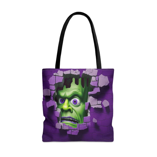 3D Halloween Tote Bag Frankenstein Design, Brand63