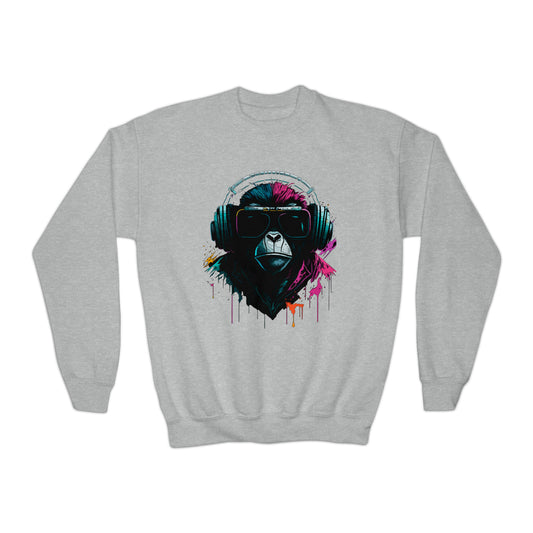 Hip Hop Monkey Shirt. Don't Monkey Around! Our Hip Hop Zone Graphic Sweatshirt is made with a comfortably balanced. Perfect choice for school, sports, and lounging with friends. Its medium-heavy fabric delivers a cozy, warm feeling. Stay warm while zoning out to your favorite tunes! Brand63.com, Free Shipping