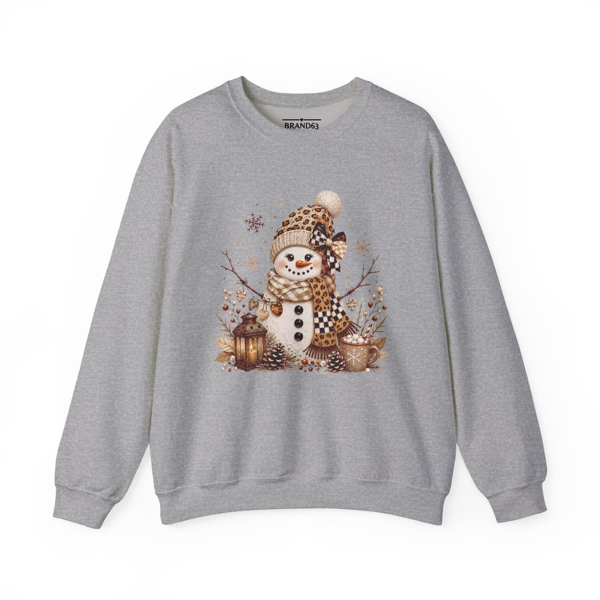 Cozy Snowman Winter Crewneck Sweatshirt