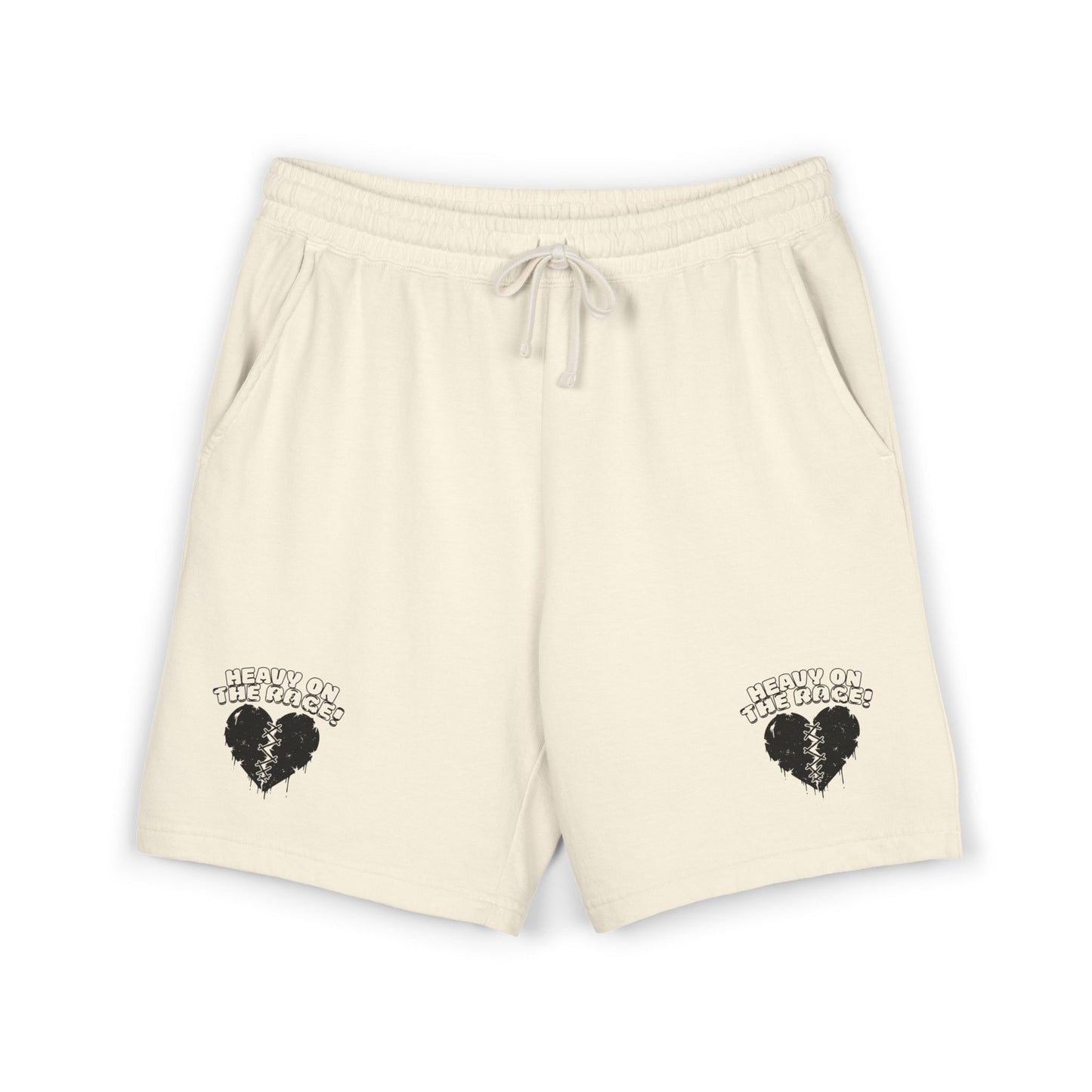 Heavy on the Rage Athletic Fleece Shorts -BE READY!