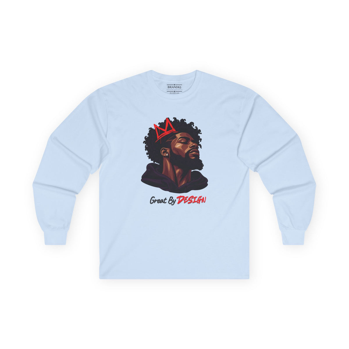 Great King Men's Graphic Long Sleeve Tee