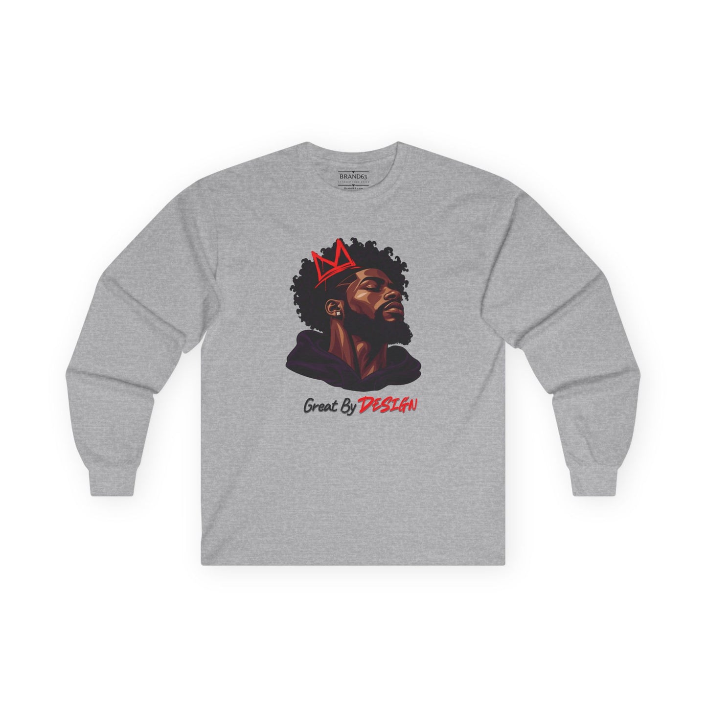 Great King Men's Graphic Long Sleeve Tee