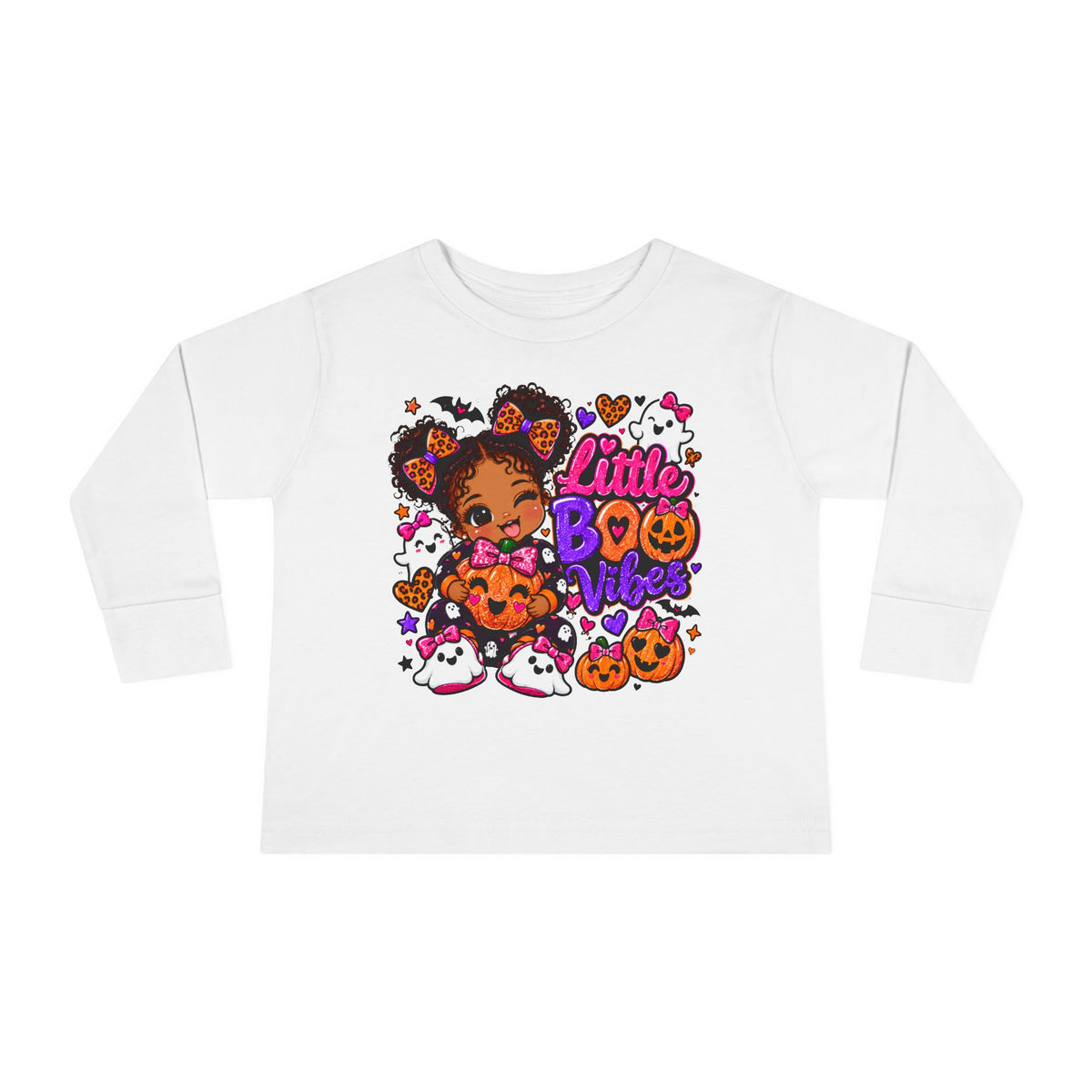 Toddler-Girl Cute Spooky Halloween Shirt
