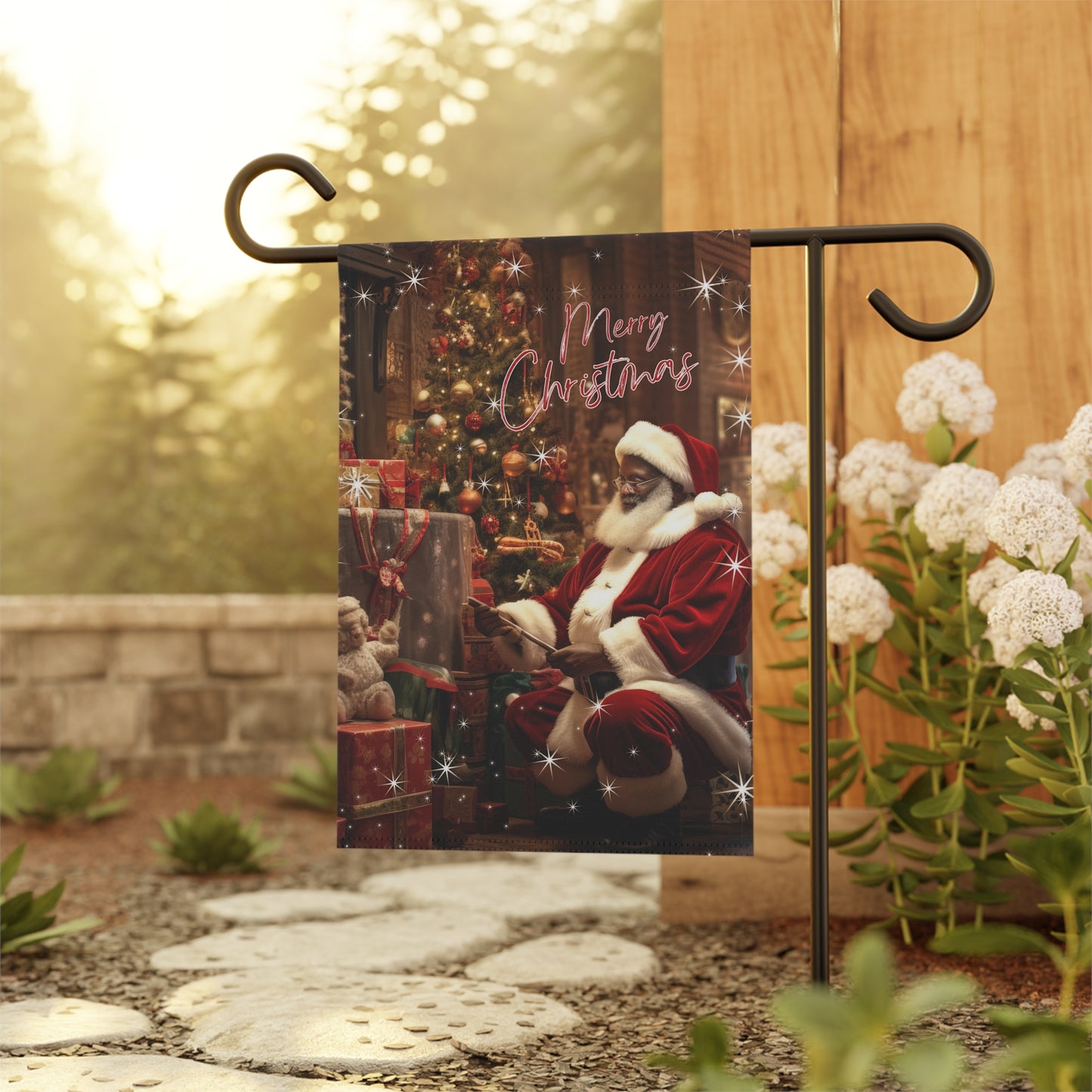 Exclusive Christmas Flag; A Journey of Family, Love, & Peace. I'll Be Home For Christmas, Brand63