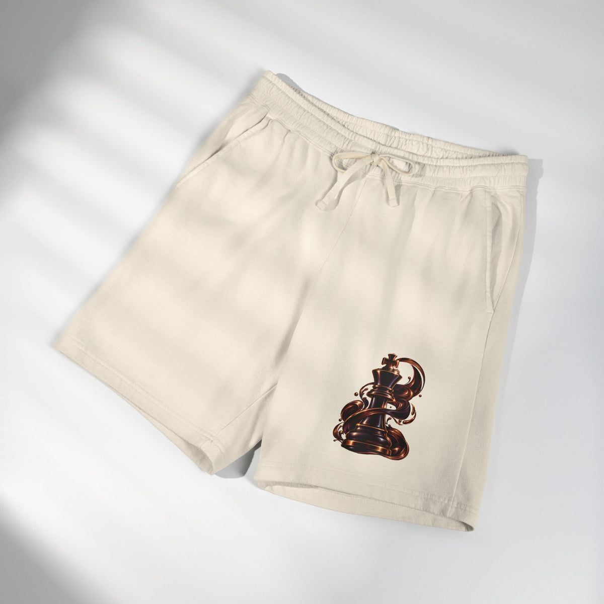 Bronze Chocolate Vibe Fleece Relaxed Sweat Shorts