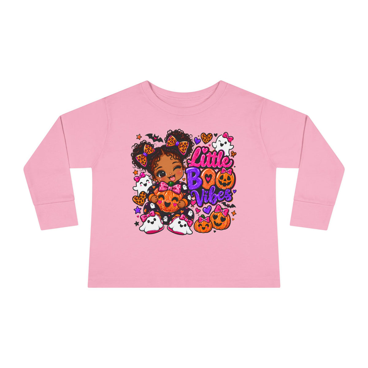 Toddler-Girl Cute Spooky Halloween Shirt