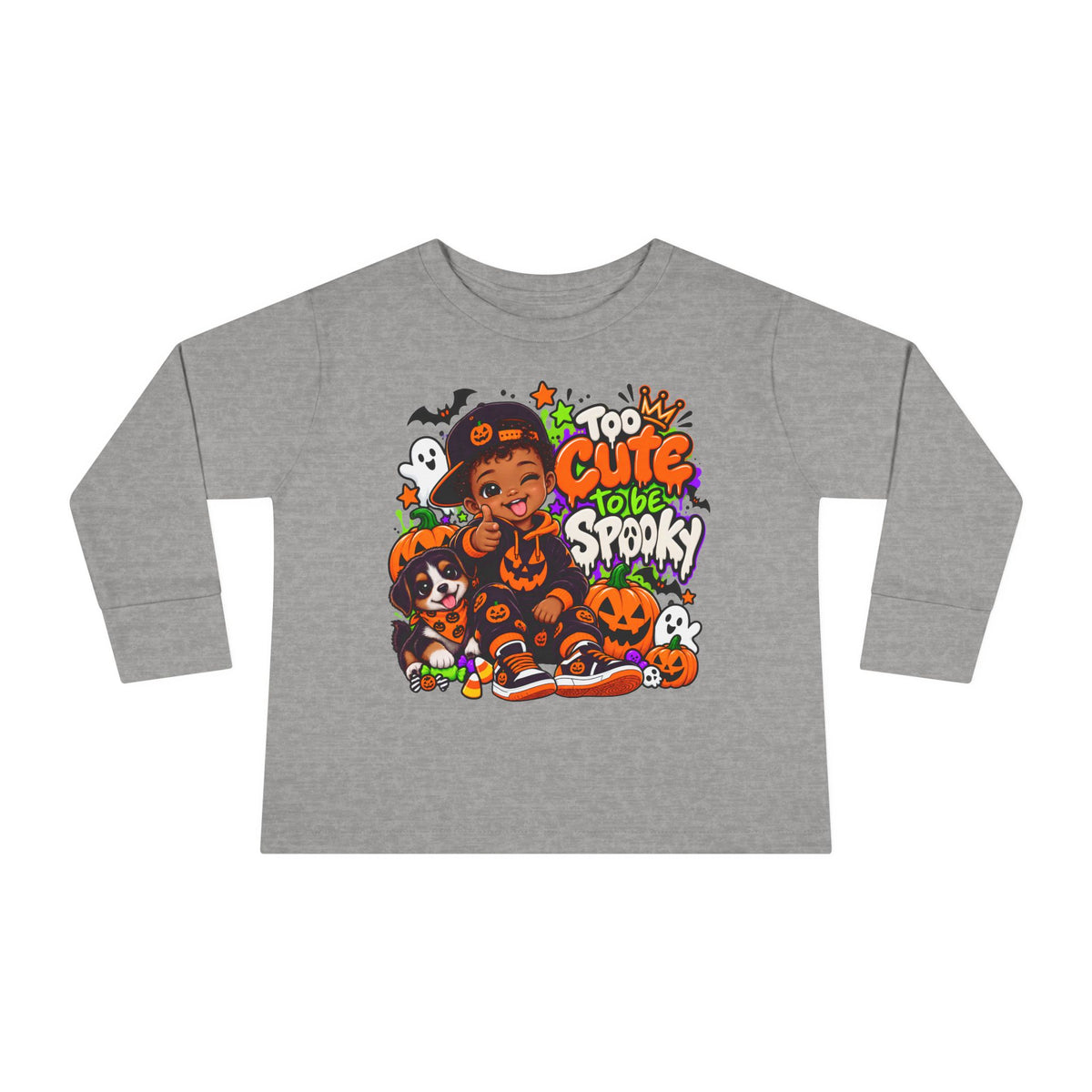 Toddler-Boy Cute Spooky Halloween Shirt