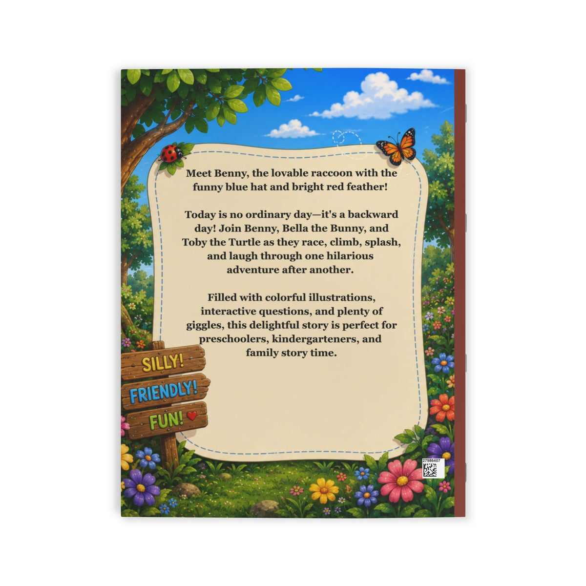 "Benny's Backward Day" Interactive Children's Storybook